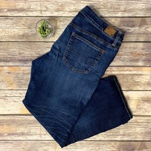 AEO Boy Fit Dark Wash Boyfriend Denim Jeans